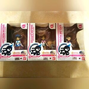 Set of 3 Sailor Moon Tamashii Buddies Figurines
